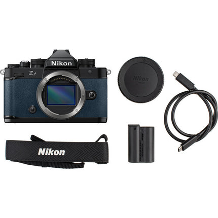 Nikon Zf Cámara sin Espejo con Lente 40mm f2 24.5MP Bolsa y Tarjeta 128GB Azul