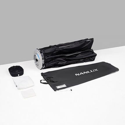 Nanlux DopChoice SNAPBAG Octa5' Softbox Shallow con Diffusores y Grid Eggcrate
