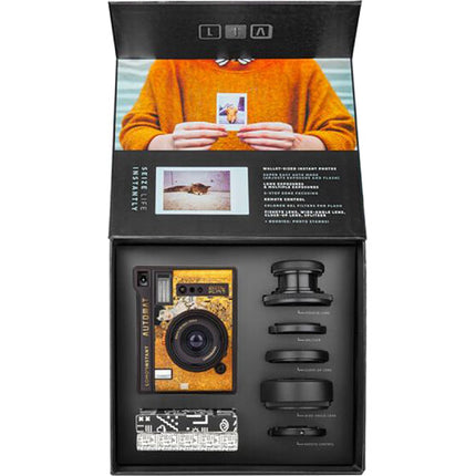 Lomography Lomo'Instant Automat Glass Cámara Instantánea 38mm f4.5 con Accesorios