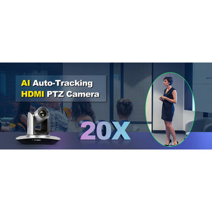 FoMaKo FMK12UH Pro Cámara PTZ 1080p HDMI 20x Zoom Óptico 60fps