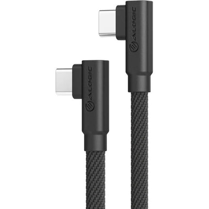 ALOGIC Elements Pro Cable USB-C ángulo recto 9.84" carga 60W datos 480 Mbps