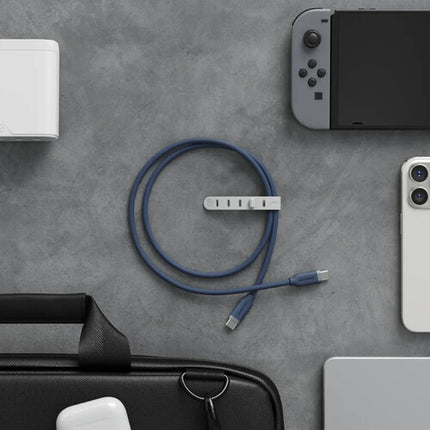 ALOGIC Cable de carga USB-C flexible silicona 240W 2m Midnight