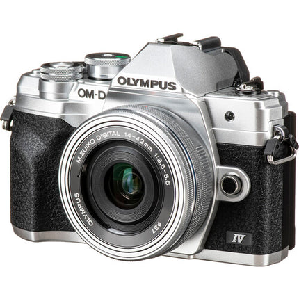 Olympus OM-D E-M10 Mark IV Cámara Sin Espejo 20.3MP 4K UHD 14-42mm Plata