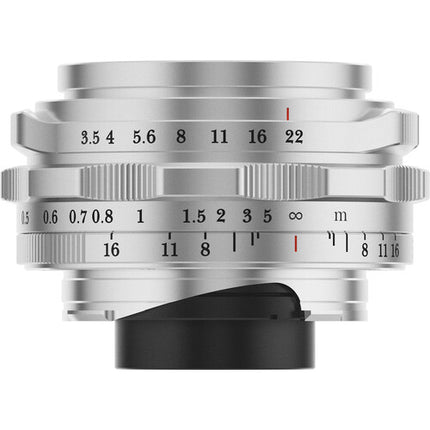 Thypoch Ksana 21mm f3.5 ASPH lente angular gran angular apertura f3.5 a f22 Leica M plata
