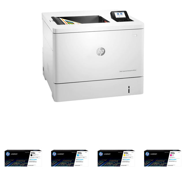 HP LaserJet Enterprise M554dn Impresora Color 35 ppm 600x600 dpi con Kit Toner 212X