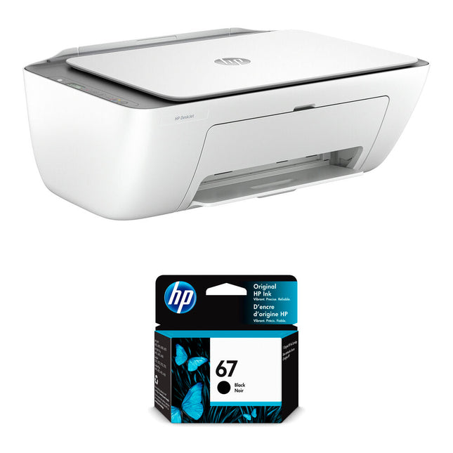 HP DeskJet 2855e Impresora Todo en Uno Wifi USB 4800x1200 dpi Kit Tinta Negra HP 67