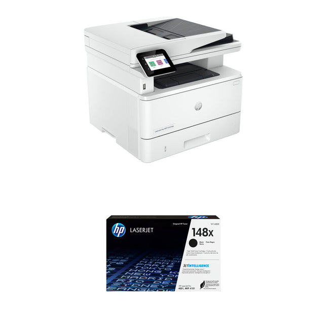 HP LaserJet Pro MFP 4101fdw Impresora Multifunción Láser Monocromo WiFi 1200x1200 dpi con Toner 148X
