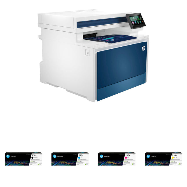 Impresora HP Color LaserJet Pro MFP 4301fdn Multifuncional 35 ppm 600 dpi Duplex y Toner 210X