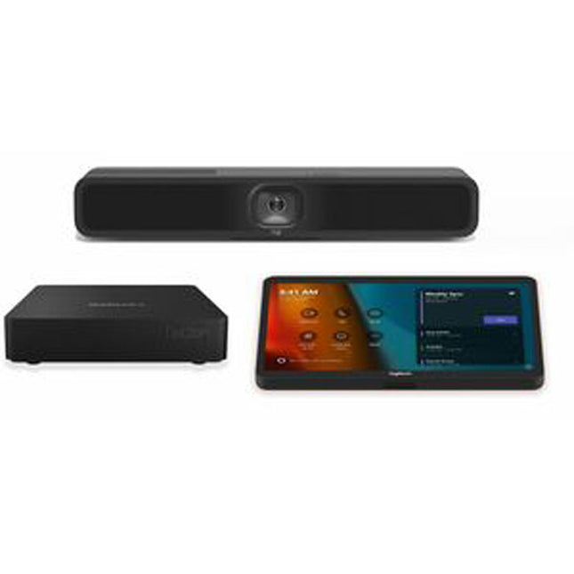 Logitech MeetUp 2 Barra de Conferencia 10.1" Controlador Tap y Lenovo Core Gen 2 para Microsoft Teams Rooms