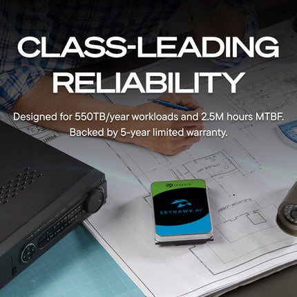 Seagate 32TB SkyHawk AI HDD Interno Vigilancia 7200 rpm 3.5" SATA III