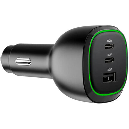 ALOGIC Rapid Power Cargador de coche USB 3 puertos 165W 2x USB-C 1x USB-A