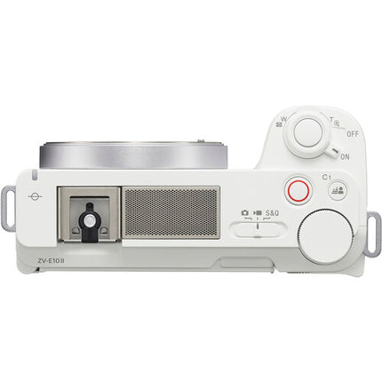 Sony ZV-E10 II Cámara Sin Espejo 26MP 4K60p Pantalla Táctil 3.0" Blanca