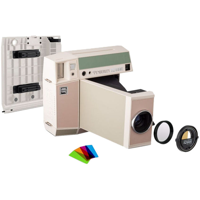 Lomography Lomo'Instant Square Cámara Instantánea con Lente 95mm y Kit de Accesorios