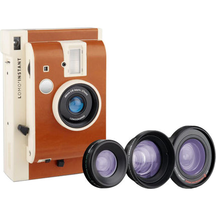 Lomography Lomo'Instant Cámara instantánea con 3 lentes y flash integrado