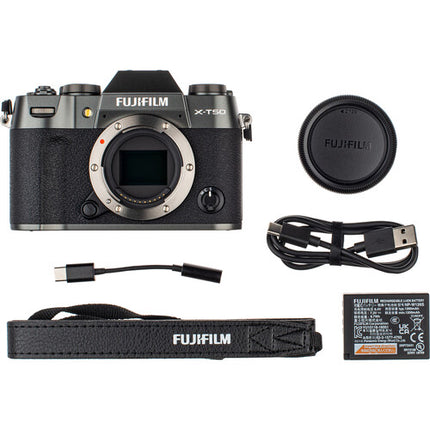 FUJIFILM X-T50 Cámara sin Espejo 40MP 4K 60p con Bolsa y Tarjeta 64GB