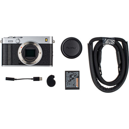 FUJIFILM X-E5 Cámara Sin Espejo Sensor 40.2MP Vídeo 4K 60p Plata