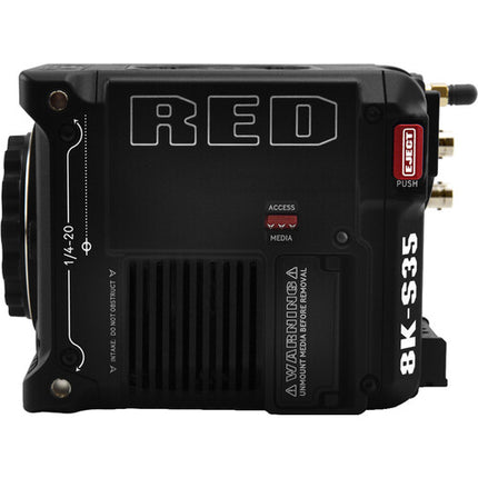 RED DIGITAL CINEMA V-RAPTOR 8K S35 Cámara con Sensor 8K 2x2TB CFexpress y Touch 7.0 V-Mount