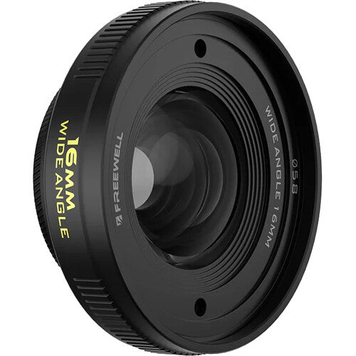 Freewell 16mm Lente Gran Angular para iPhone y Samsung con Campo 105° y Distancia Mínima 19.7"