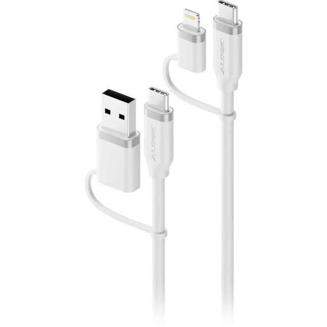 ALOGIC Elements cable de carga universal 4 en 1 100W 1.5m blanco
