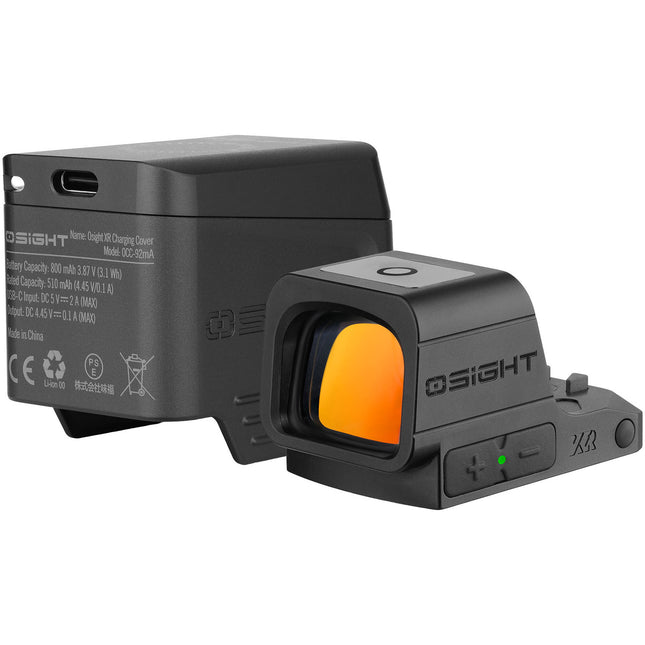 Osight XR Mira Enfundada para Pistola Retículo Rojo 0.91x0.71 Pulg IPX7