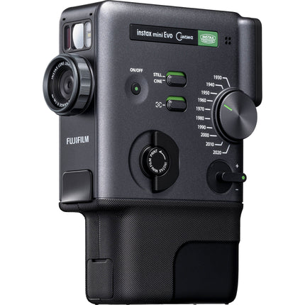 FUJIFILM instax mini Evo Cámara instantánea híbrida con pantalla 1.54" y clips de 15 segundos