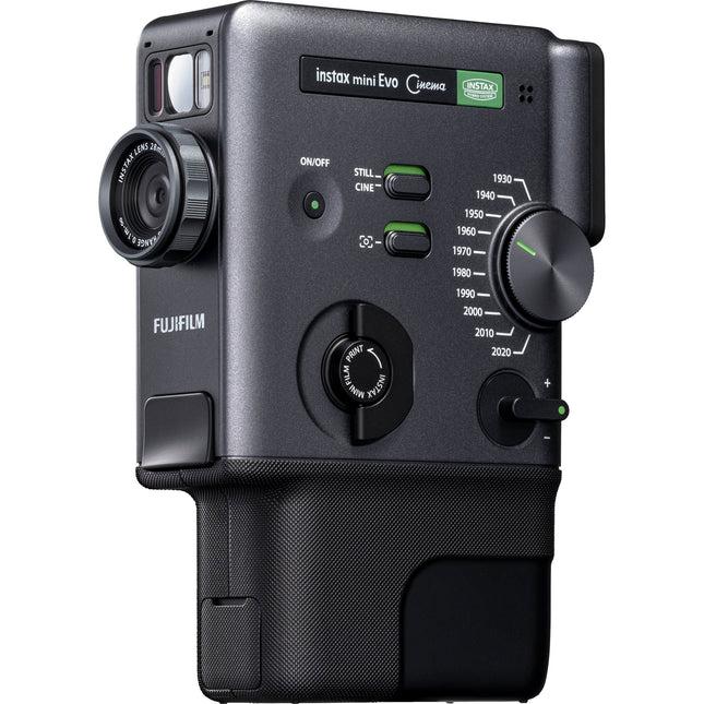 FUJIFILM instax mini Evo Cámara instantánea híbrida con pantalla 1.54" y clips de 15 segundos