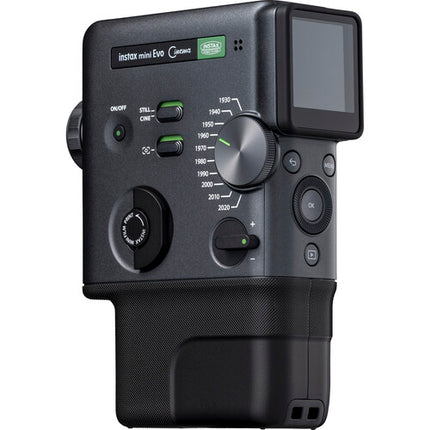 FUJIFILM instax mini Evo Cámara instantánea híbrida con pantalla 1.54" y clips de 15 segundos