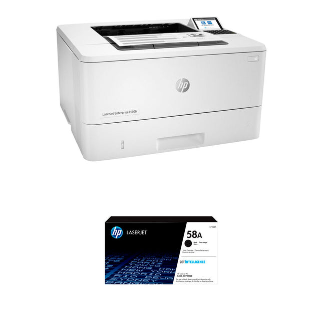 HP LaserJet Enterprise M406dn Impresora Láser Monocromo 42 ppm 1200x1200 dpi con Toner 58A