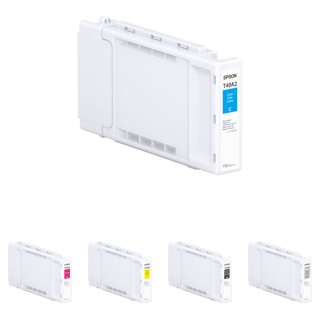 Epson T49A UltraChrome PRO6 Kit Cartuchos de Tinta 110mL Matte Black Cyan Magenta Amarillo Gris