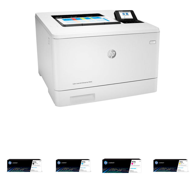 HP LaserJet Enterprise M455dn Impresora Láser Color 29 ppm 600x600 dpi con Kit de Toner 414X