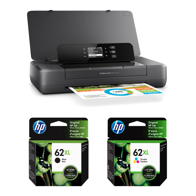 HP OfficeJet 200 Impresora Móvil Inkjet Resolución 4800x1200 dpi Kit Tinta 62XL