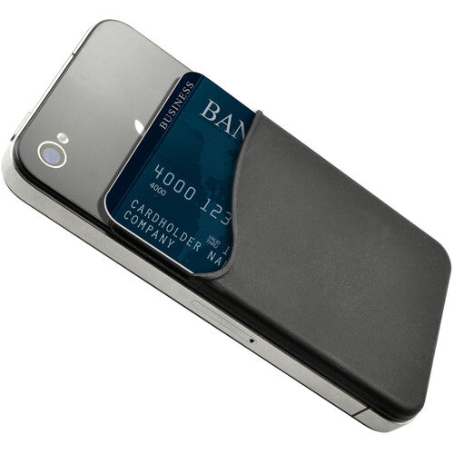 BRADY PEOPLE ID Billetera de Silicona para Celular Negra 100 pzas Compatible con iPhone y Galaxy