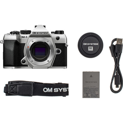 OM SYSTEM OM-5 Mark II Cámara Sin Espejo Sensor 20.4MP Estabilización 5 Ejes