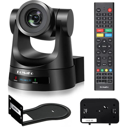 FoMaKo BH202 Paquete con 2 Cámaras PTZ HDMI 20x Zoom Controlador PTZ