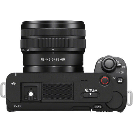 Sony ZV-E1 Cámara sin Espejo 12MP con Lente 28-60mm y Kit Básico Negro