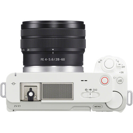 Sony ZV-E1 Cámara sin Espejo 12MP Full Frame Estabilización 28-60mm Blanco