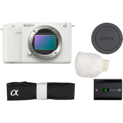 Sony ZV-E1 Cámara sin Espejo 12MP Full Frame Estabilización 28-60mm Blanco