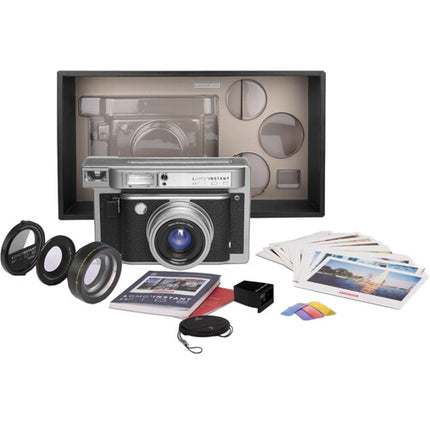 Lomography Lomo'Instant Wide Monte Carlo Cámara Instantánea 3.9x2.4 Lente 90mm