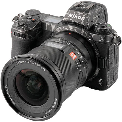 Viltrox AF 16mm f/1.8 Lente Gran Angular para Nikon Z f/1.8 a f/22