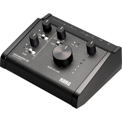 Korg microAudio 22 Interfaz de Audio USB-C 24-Bit 192 kHz 2x2