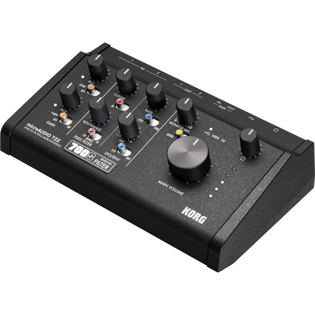 Korg microAudio 722 Interfaz de Audio 24-Bit 192 kHz USB-C 2x2