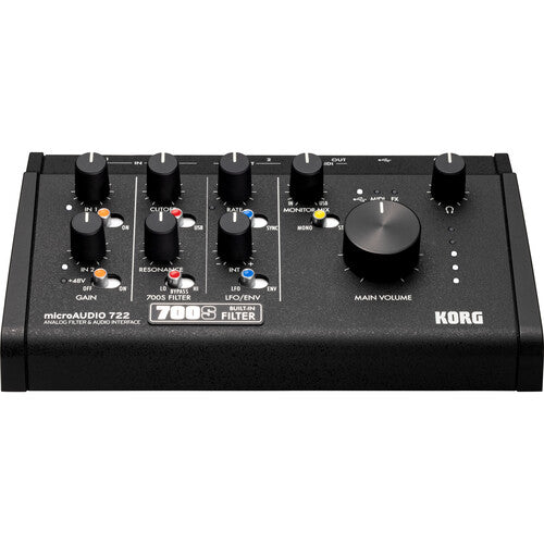 Korg microAudio 722 Interfaz de Audio 24-Bit 192 kHz USB-C 2x2