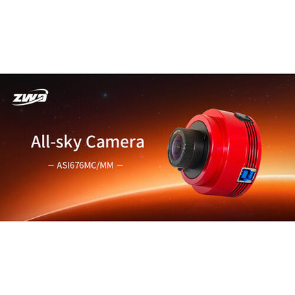 ZWO ASI676MM Cámara Astronómica Monocromo 12MP Sensor Sony IMX676 31.2 fps