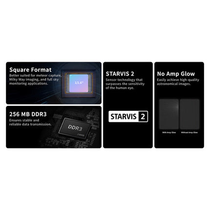 ZWO ASI676MM Cámara Astronómica Monocromo 12MP Sensor Sony IMX676 31.2 fps