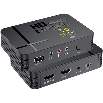 MuxLab Video Capture and Recorder V2 Grabador HDMI 1080p60 USB-A MP4