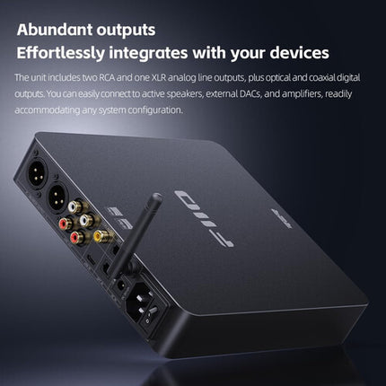 FiiO BR15 R2R Receptor de Audio Bluetooth DAC 24 Bit 384kHz Plata