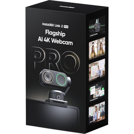 Insta360 Link 2 Pro Webcam 4K UHD 30 fps Sensor CMOS 1 1 3" with soporte HDR