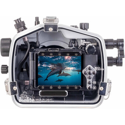 Ikelite 200DL Carcasa Subacuática para Nikon ZR 6K Profundidad 200 pies