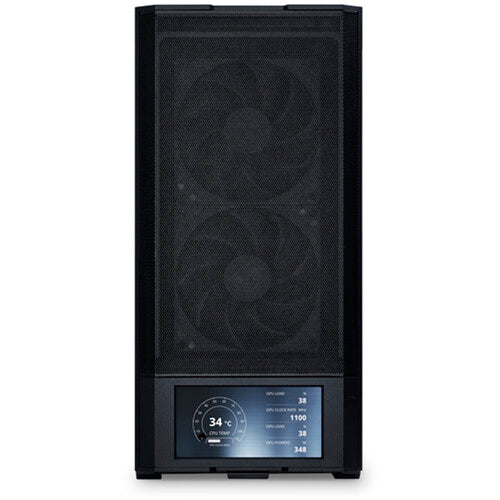 Lian Li LANCOOL 207 Caja Mid-Tower Digital con Pantalla LCD 6 Pulgadas y Soporte ATX mATX Mini-ITX