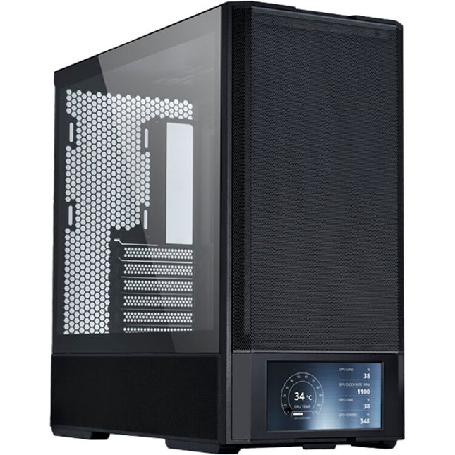 Lian Li LANCOOL 207 Caja Mid-Tower Digital con Pantalla LCD 6 Pulgadas y Soporte ATX mATX Mini-ITX